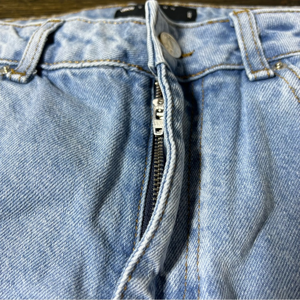 ASOS High Rise Blue Jeans - Picture 4 of 11